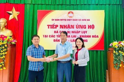 ỦNG  HỘ ĐỒNG BÀO CÁC TỈNH GIA LAI – KHÁNH HOÀ, BỊ ẢNH HƯỞNG LŨ LỤT