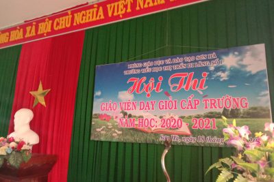 HỘI THI GIÁO VIÊN DẠY GIỎI CẤP TRƯỜNG NĂM HỌC 2020-2021