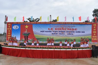 Khai mạc Hội khoẻ Phù Đổng huyện Sơn Hà năm học 2023 – 2024